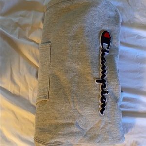 Champion hoodie.